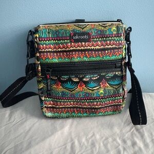 Sakroots Colorful Patterned Crossbody Bag